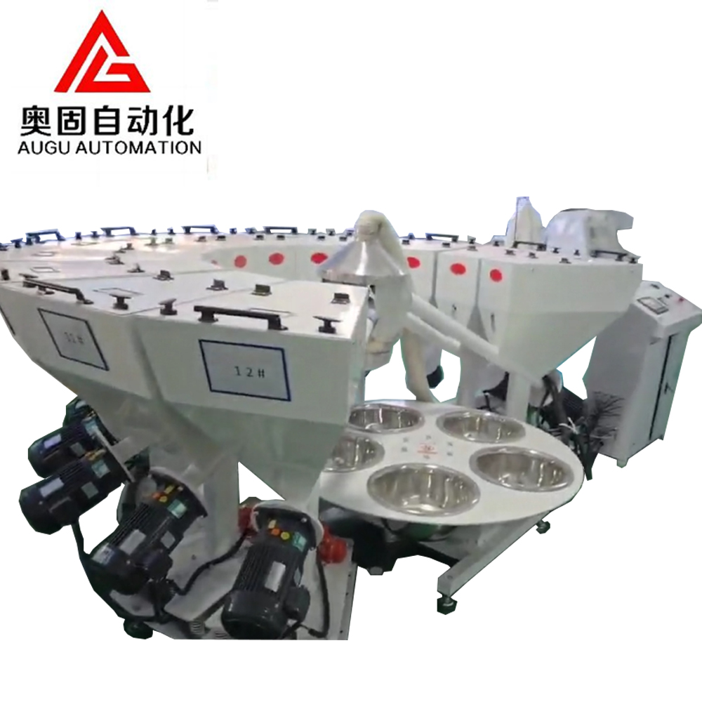 Augu 10-stations vägningssystem för kemisk mixerutrustning: stabilt, exakt och anpassningsbart​