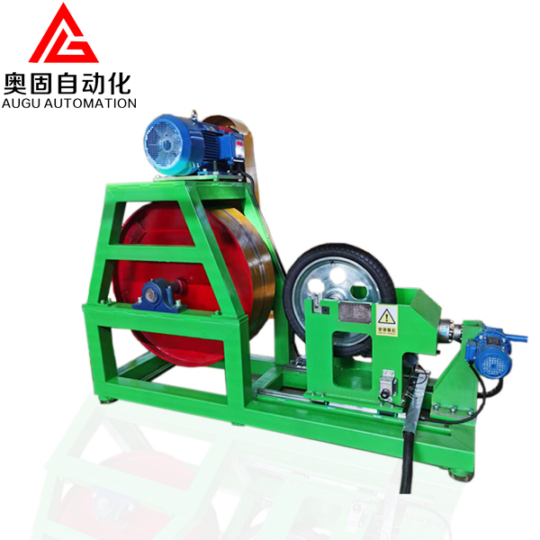 Motorcykel däck körsträcka testmaskin